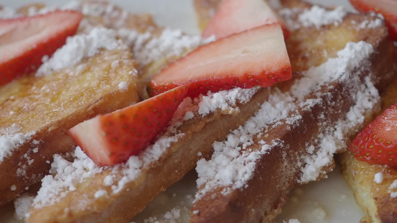 tostadas francesas de fresa