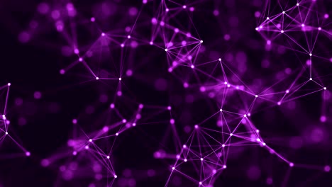 4k bucle abstracto color fondo geométrico con líneas y puntos