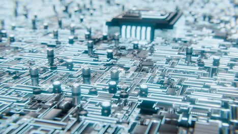 abstract circuit board technology