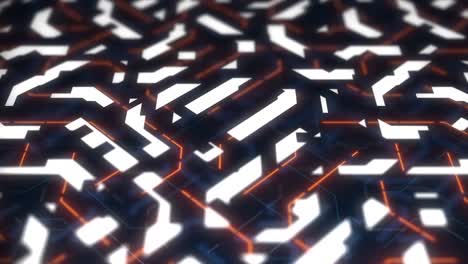 animación de patrones sin costuras futuristas