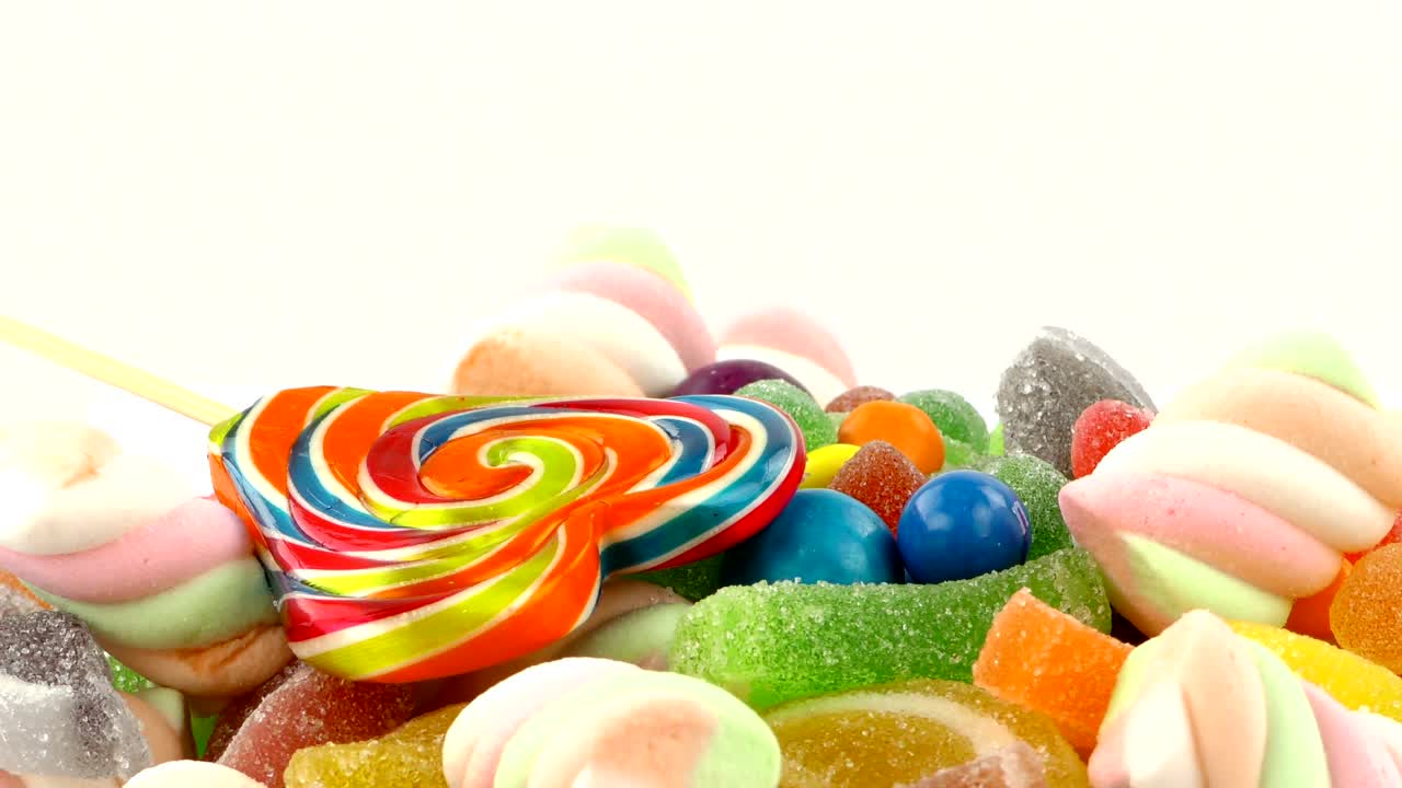 caramelo dulce gelatina y delicioso postre de azúcar