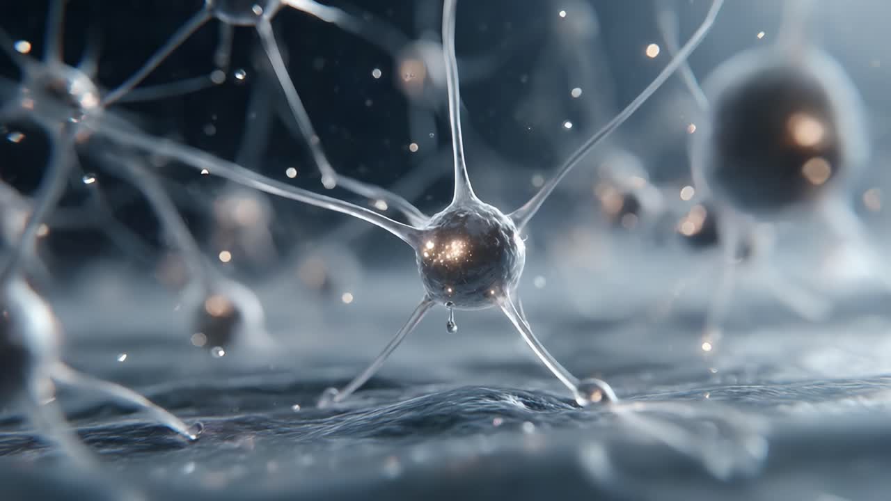 A Captivating View of Neurons and Their Intricate Network: Explore the Wonders of Cellular Connections in a Stunning Visual Representation
