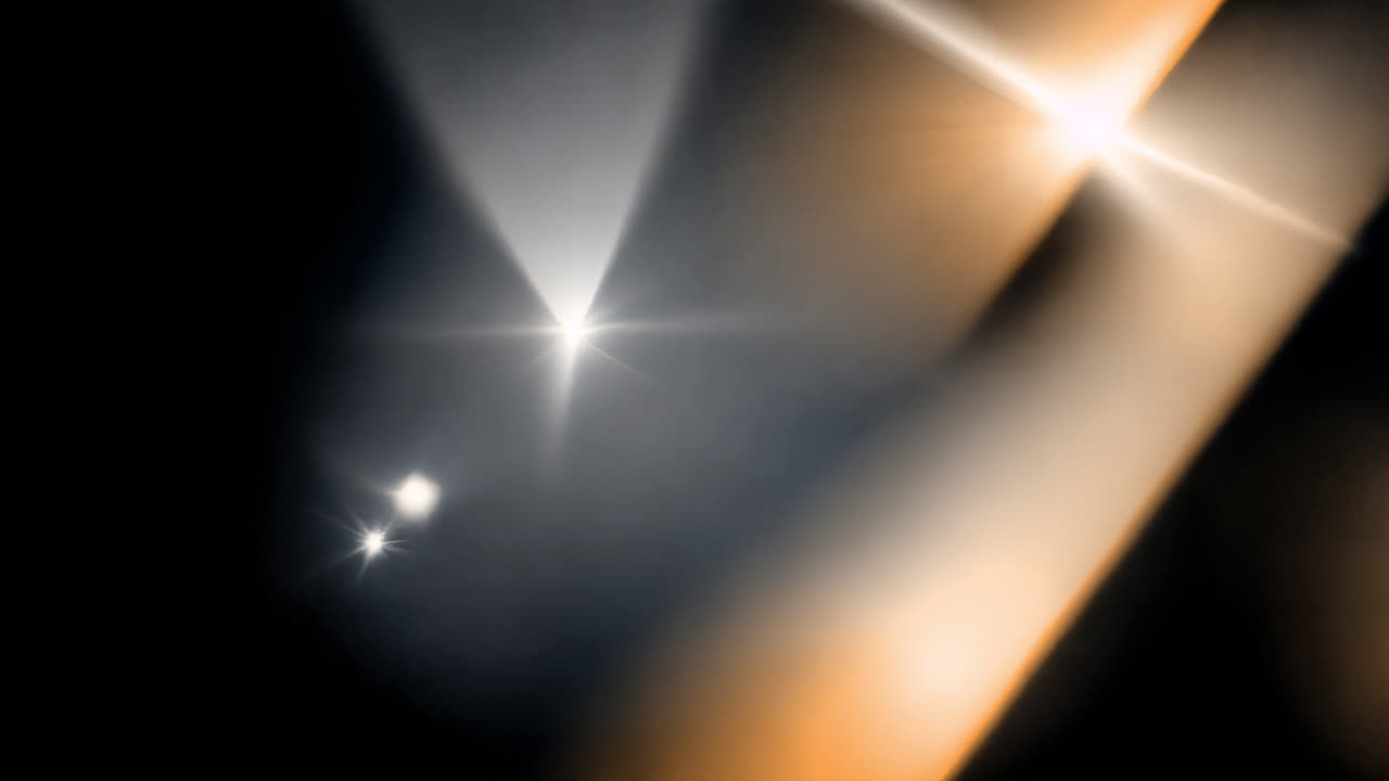 Abstract light beams composition animated overlay, transparent 4K video, alpha channel, ProRes 4444