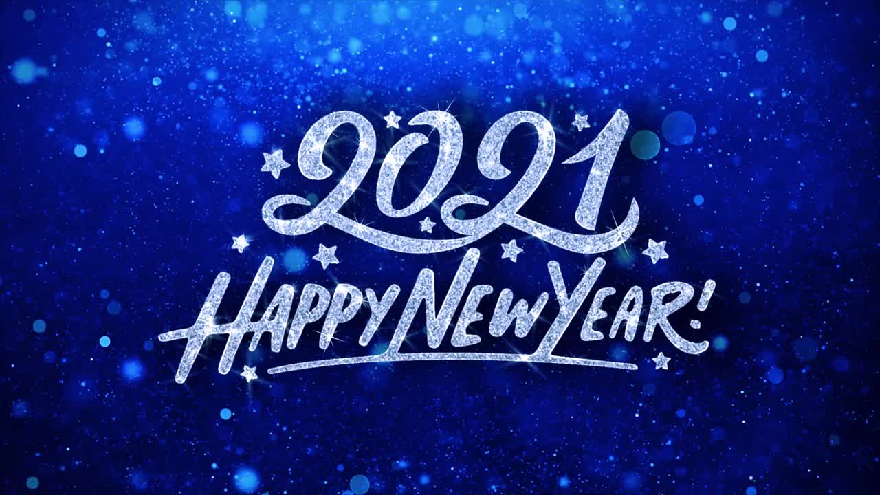 Frohes Neues Jahr 2021 Grafikdesign