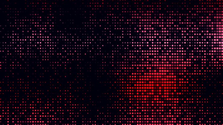 Digital Particles (Loopable) - Stock video