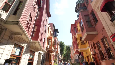 colorful streets of istanbul