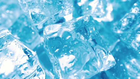 ice cubes closeup, abstract background.