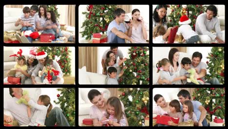 3D-animation-of-families-celebrating-Christmas