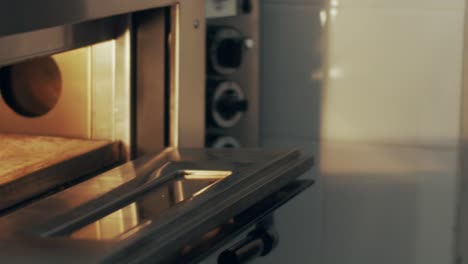 chef baking traditional italian focaccia bread