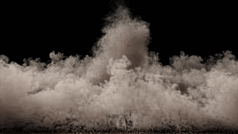 dust explosion animation