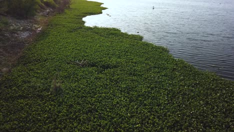 lapso de tiempo del lago tranquilo en india