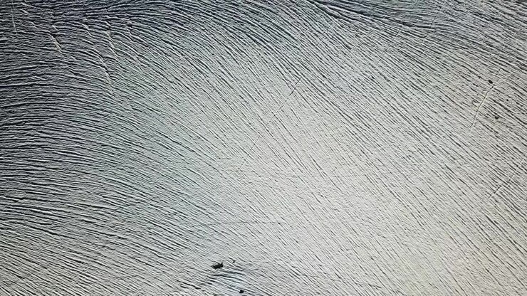 drone extreme close up pulling out of a gradient white textured background creating modern and minimalist design in Oberhaarhorn Gletscher, Switzerland
