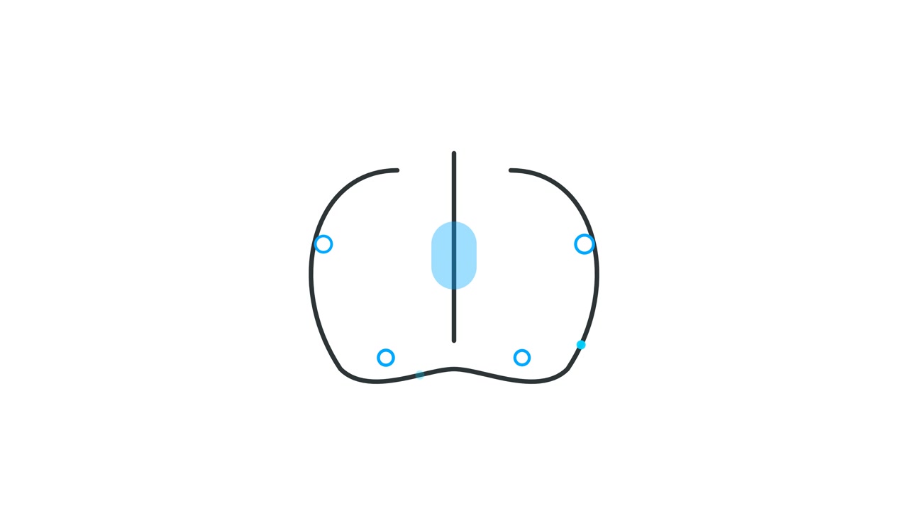 Minimalist Animated Graphic of a Computer Mouse
