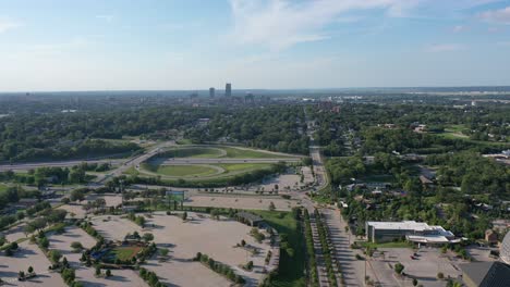 omaha nebraska aerial view