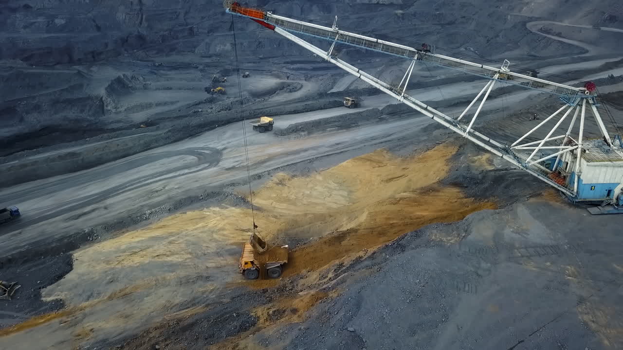 operaciones de minas de carbón a cielo abierto