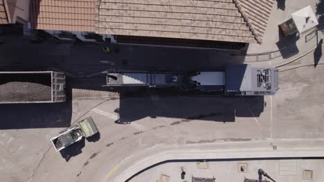 heavy machinery doing cleanup after road renovation