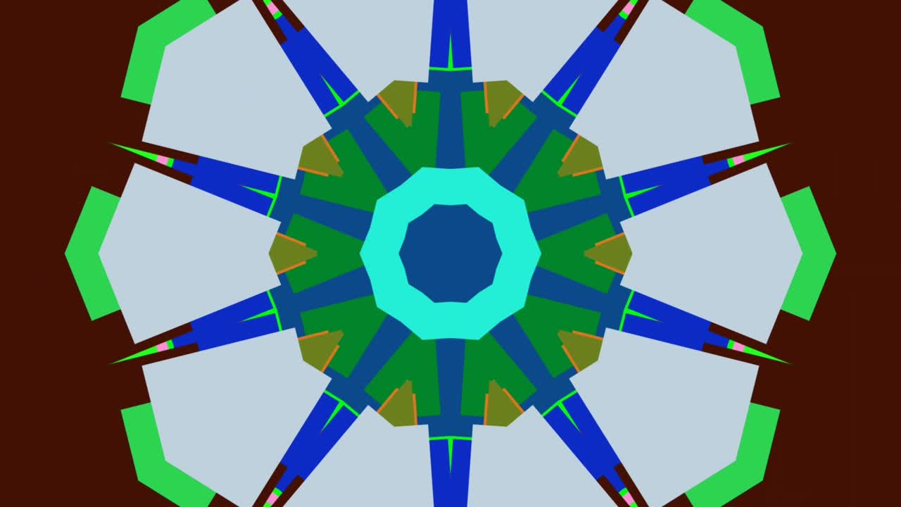 patrones de secuencia de caleidoscopio abstractos.