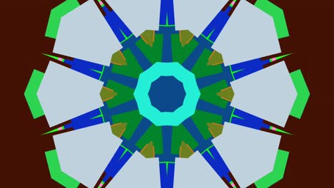 patrones de secuencia de caleidoscopio abstractos.