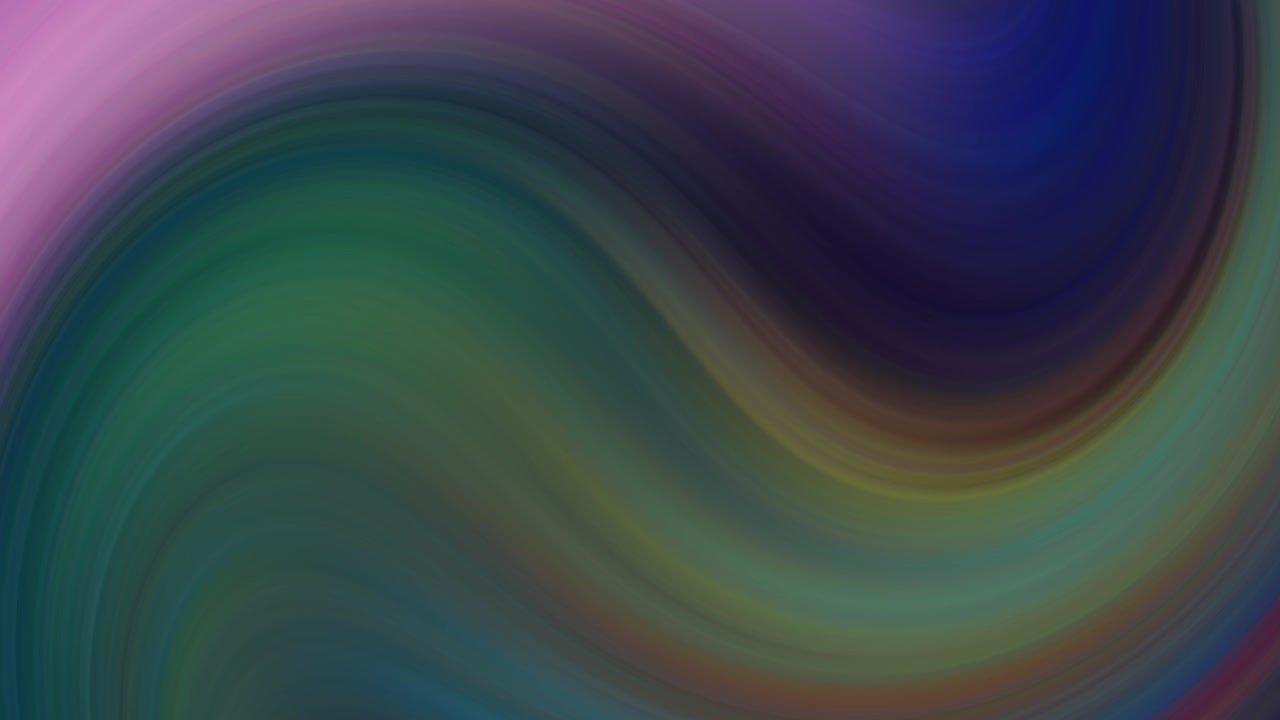 Stylish 3D Abstract Animation Color Wavy Smooth Wall. Concept Multicolor Liquid Pattern. Purple Blue Red Yellow Wavy Reflection Surface Macro. Trendy Colorful Fluid Abstraction Flow.