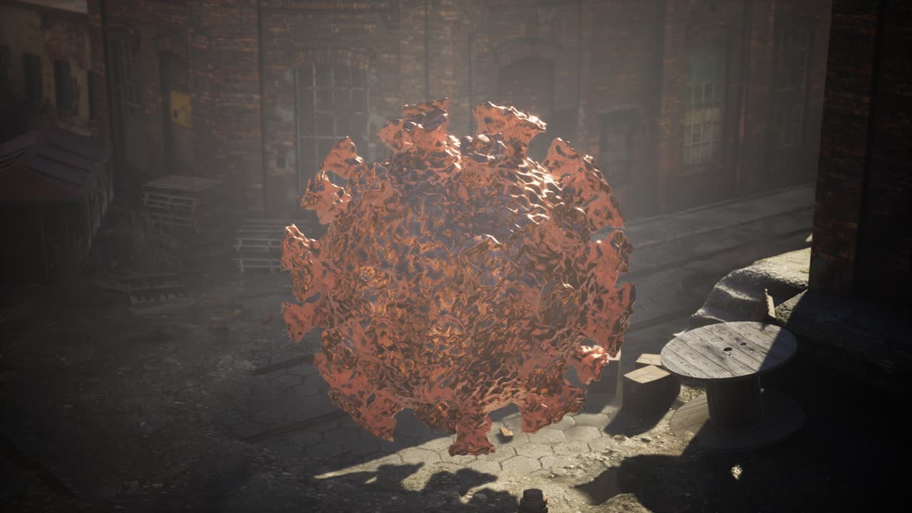 비어있는 도시 거리에서 코로나바이러스 코로나19 격리