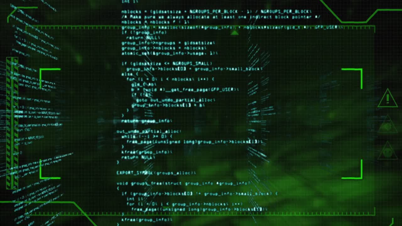Animation of data processing over markers