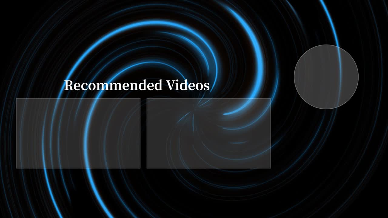 보르텍스 네온 엔드 카드 엔딩 스크린 모션