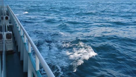 ocean waves from a boat