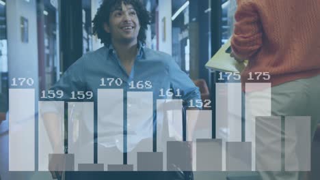 Animación-Del-Procesamiento-De-Datos-Sobre-Diversos-Empresarios-Que-Trabajan-En-La-Oficina