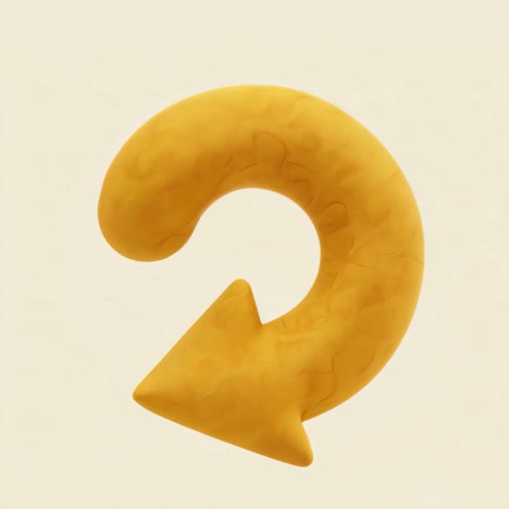 yellow clay arrow