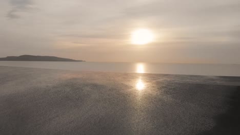 Amanecer-En-La-Playa-Dollymount-Dublín-Irlanda