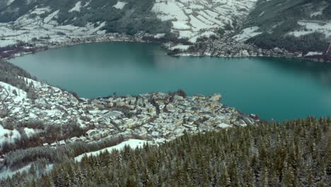 Lake-Zell---Breathtaking-Nature-Scenery-of-the-Austrian-Alps-in-Winter