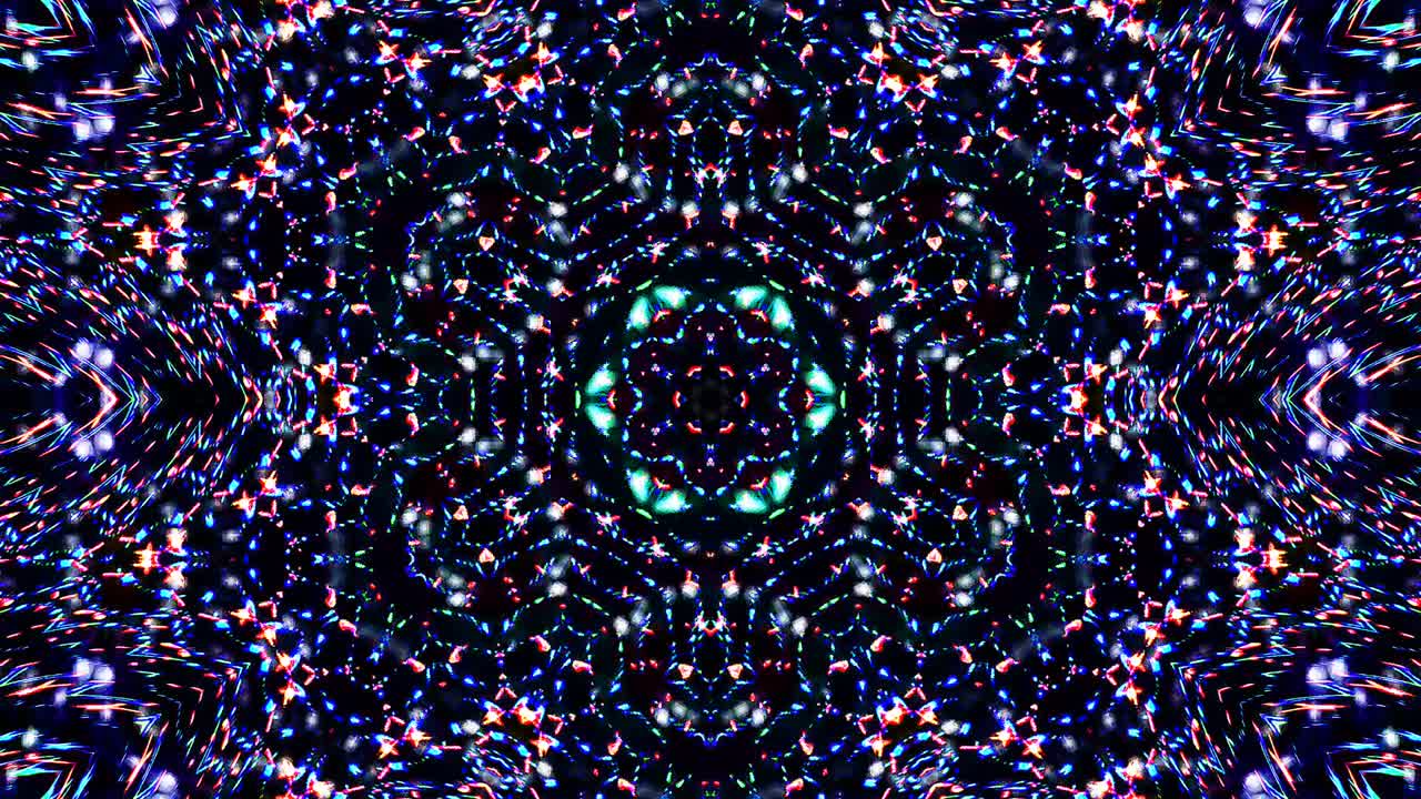 colorful lines glowing waves shape background kaleidoscope abstract