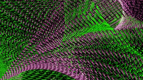 bucle de vj en espiral multicolor pulsante en continuo