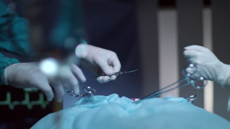 surgeons operating hands