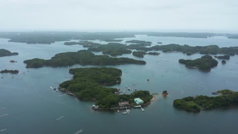 península de ise-shima e islas de la bahía de hace, prefectura de mie, japón