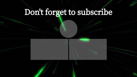 gráficos de movimiento de la pantalla de finalización de la tarjeta de extremo de ray warp