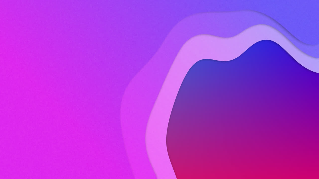 animación de salpicaduras de color que se mueven sobre un fondo púrpura