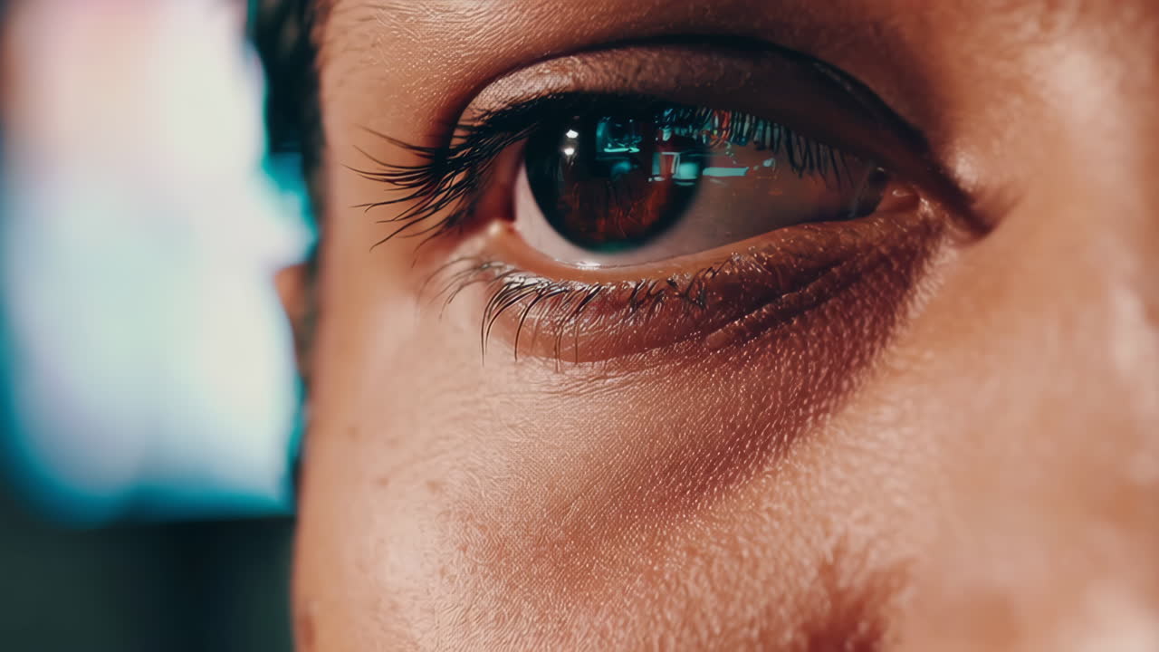 primer plano del ojo de una persona