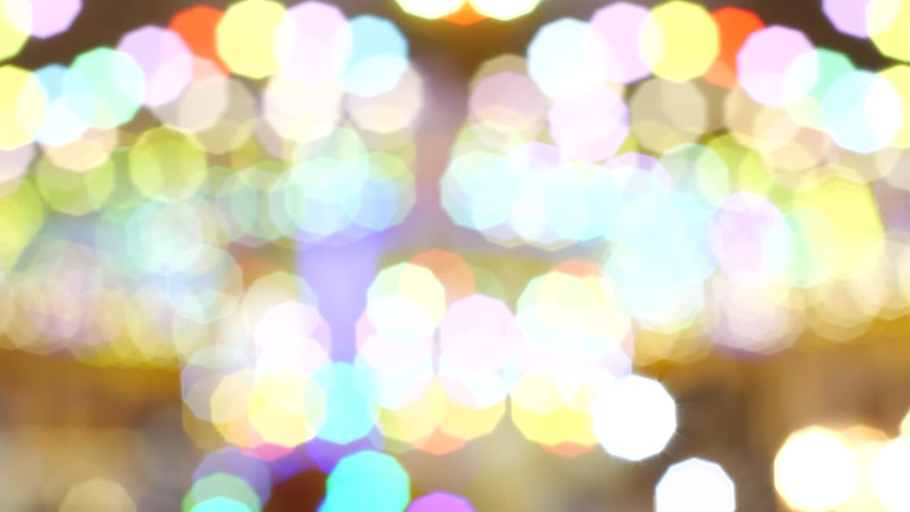 luz bokeh de una bombilla