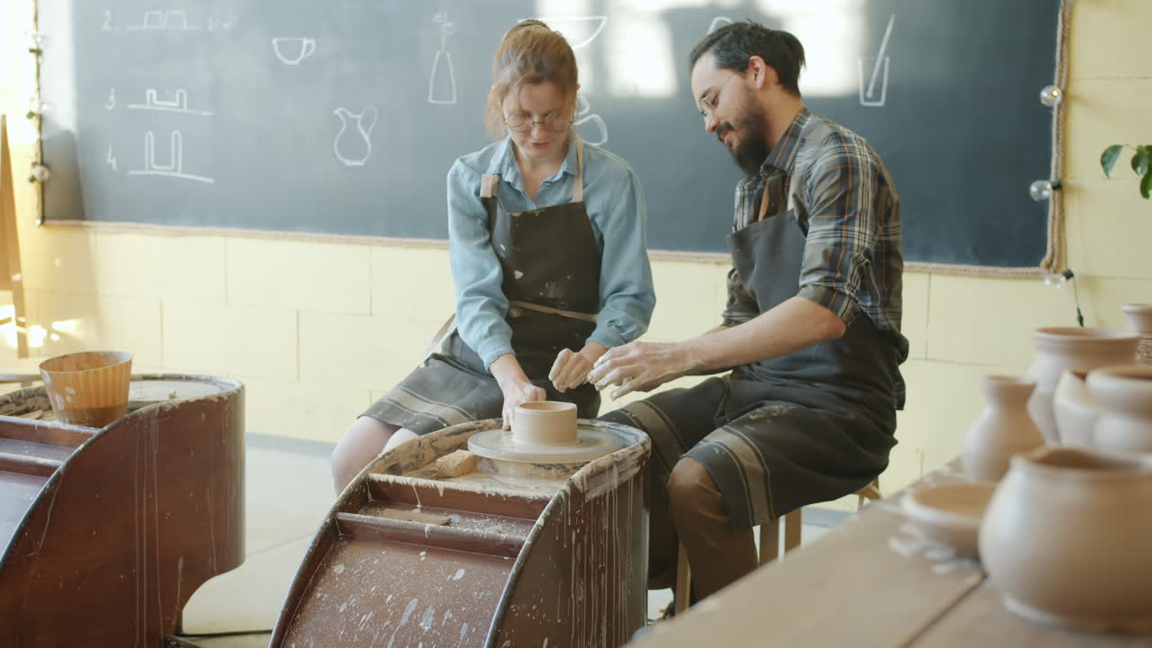 Pottery Class with Students