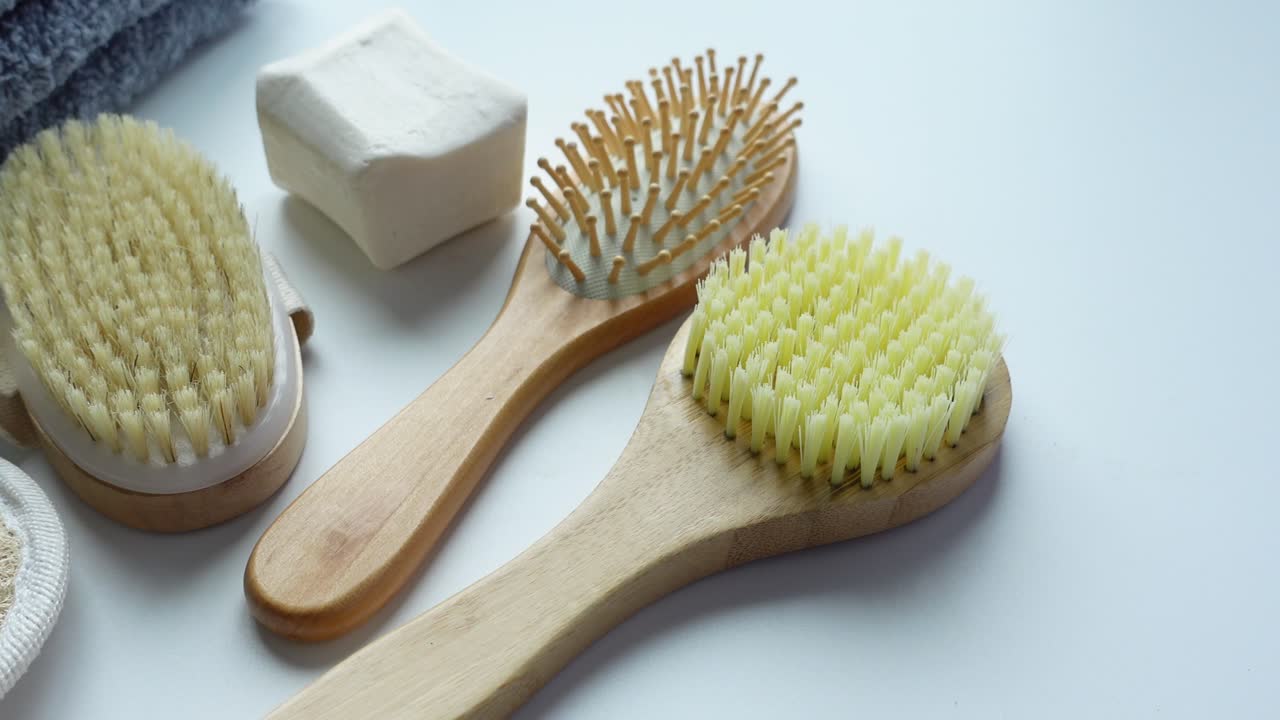 Relaxing Spa Essentials: Body Brushes, Soap, and Loofah