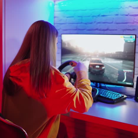 professional gamer girl