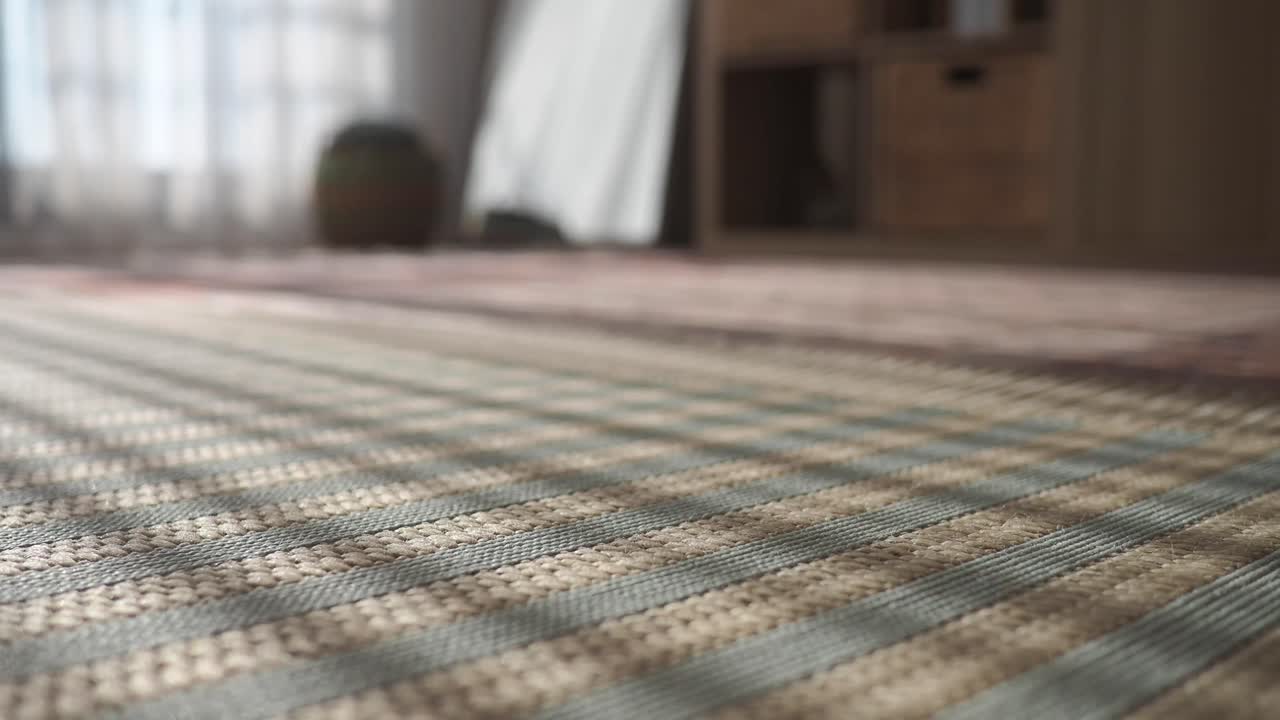 Design d'interni di una stanza con un tappeto