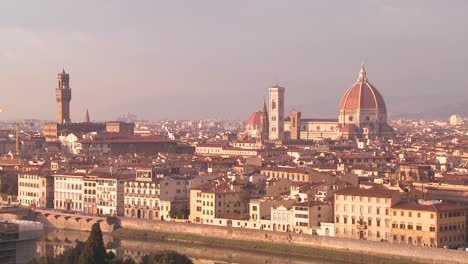 Time-lapse-of-clouds-moving-over-Florence-Italy