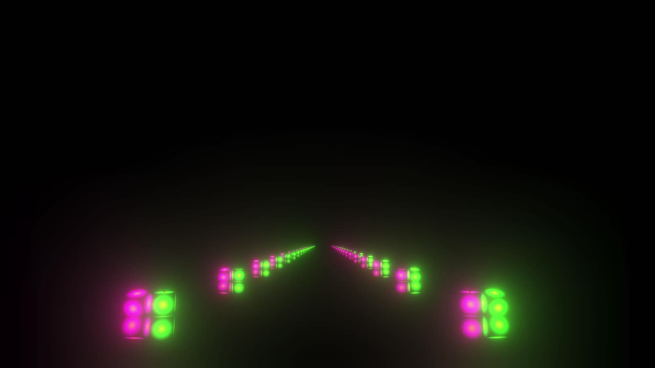 Neon Laser Tunnel