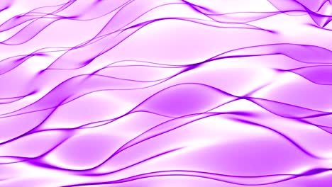 abstract purple wave in the slow motion on the white background