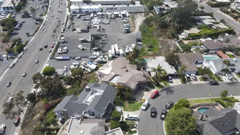 Vista-Aérea---Casas-De-Newport-Beach,-California