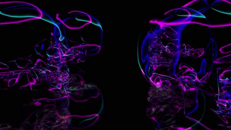 Glowing-Edges-Neon-Skull-3D-Abstract-Psyhodelic-Particle-Trails-Animation-4K-Seamless-Loop