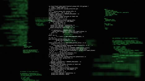 Animation of computing data processing