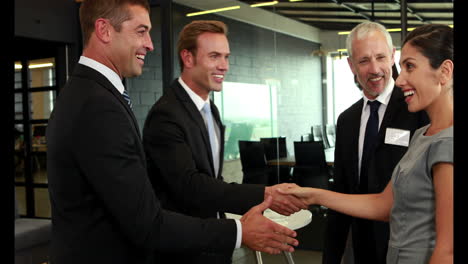 Business-people-handshaking